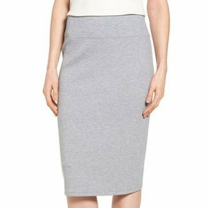 HALOGEN Neoprene Knit Pencil Skirt